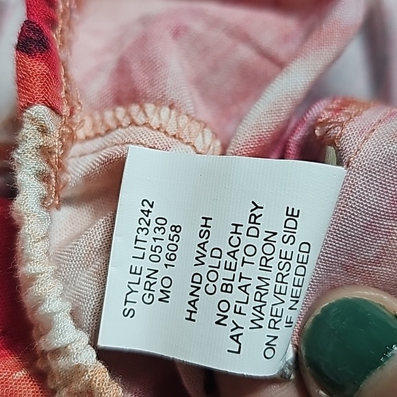 Anthropologie Fig and Flower Floral Blouse | Women's Size Small - Picture 6 of 7